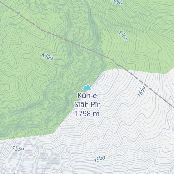 Map of Kūh-e Sīāh Pīr