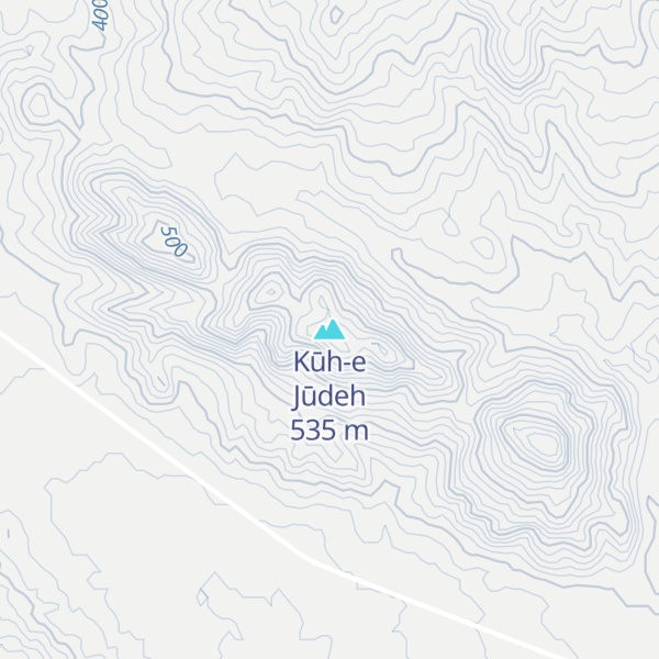 Map of Kūh-e Jūdeh