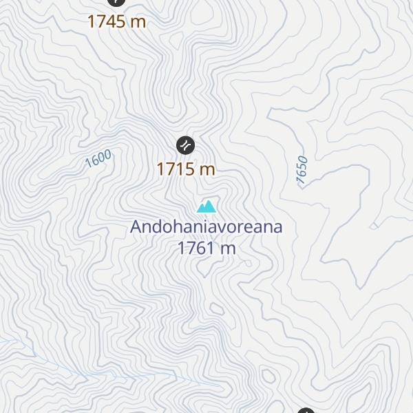 Map of Andohaniavoreana