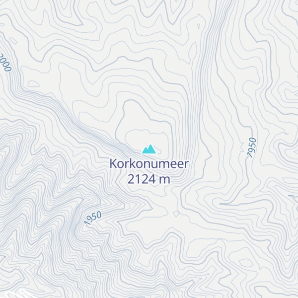 Map of Korkonumeer
