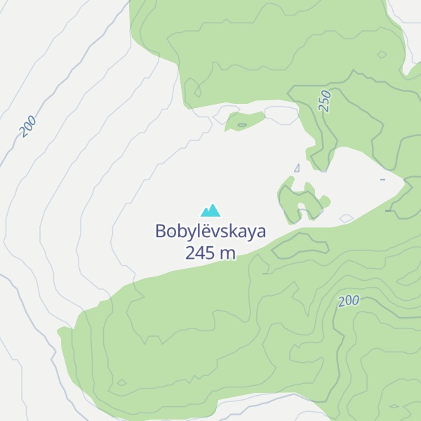 Map of Bobylëvskaya