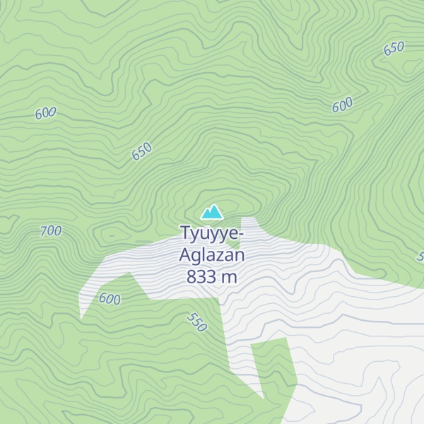 Map of Tyuyye-Aglazan
