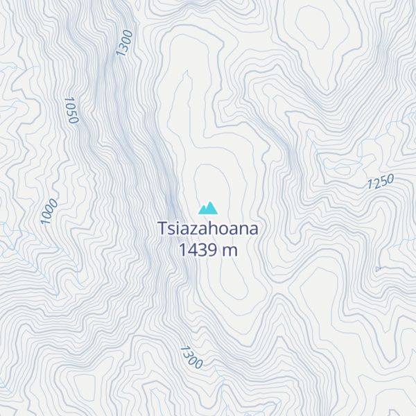 Map of Tsiazahoana