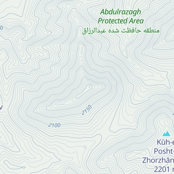 Map of Kūh-e Sangarīā