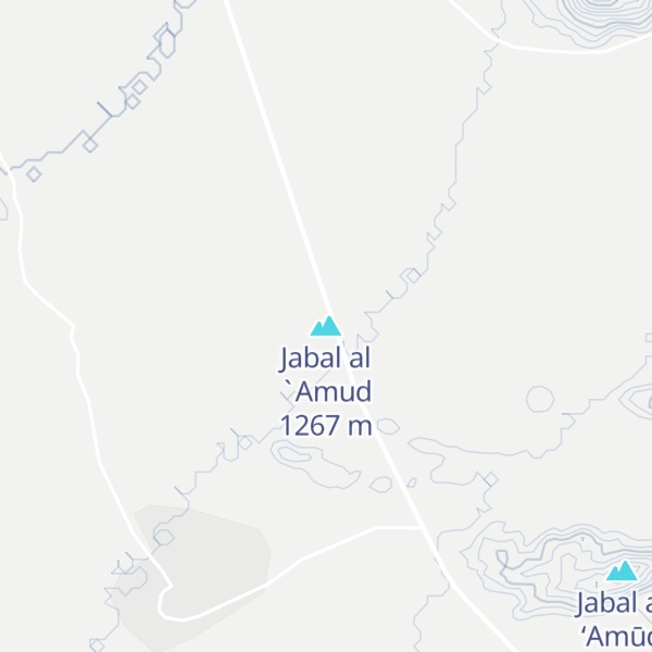 Map of Jabal al `Amud