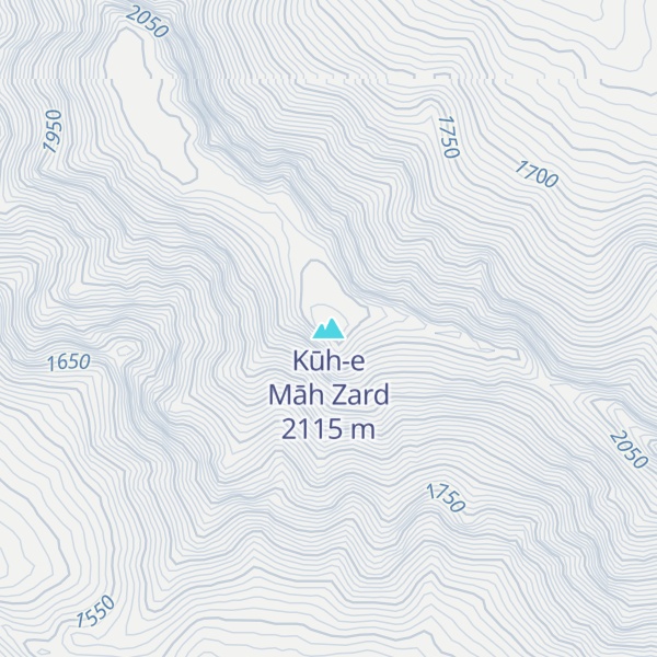 Map of Kūh-e Māh Zard