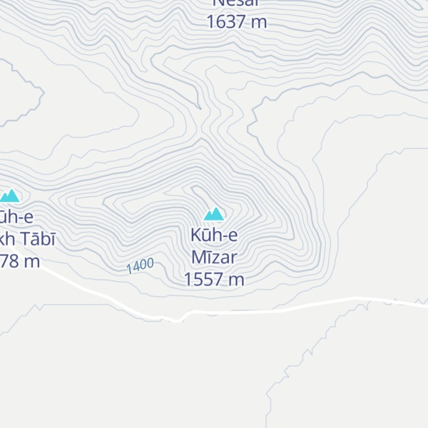 Map of Kūh-e Mīzar