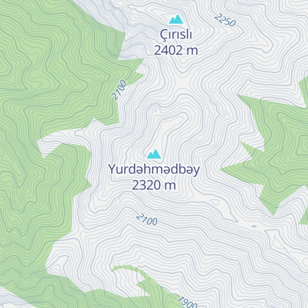 Map of Yurdəhmədbəy