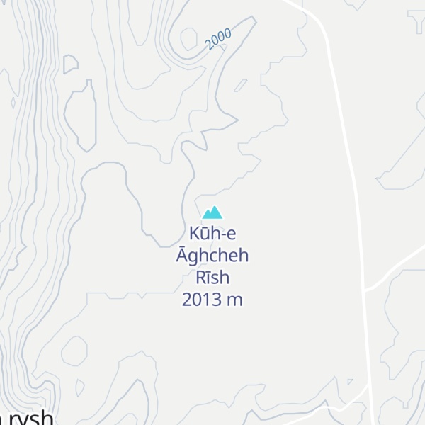 Map of Kūh-e Āghcheh Rīsh