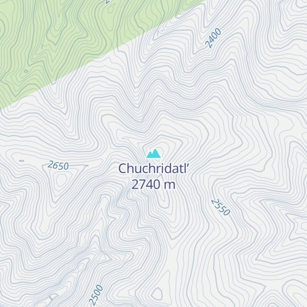 Map of Chuchridatl’