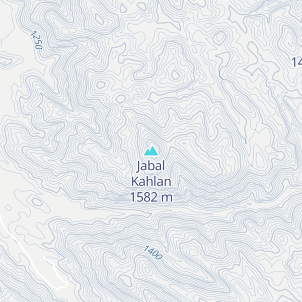 Map of Jabal Kahlan
