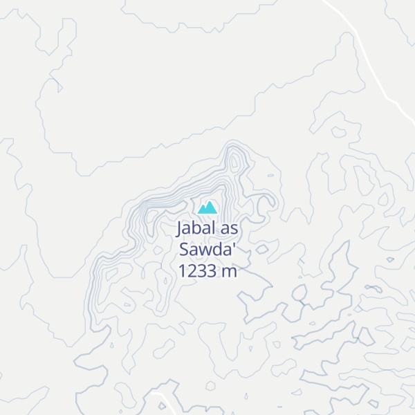 Map of Jabal as Sawda'