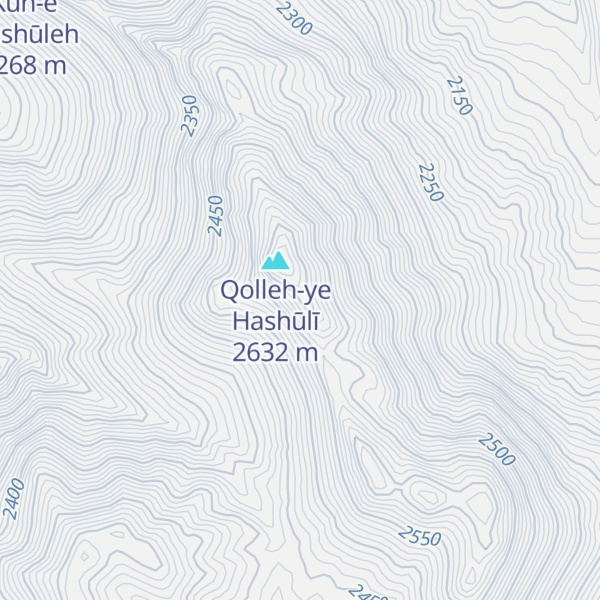 Map of Kūh-e Kareh