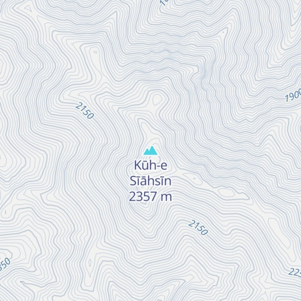 Map of Kūh-e Sīāhsīn