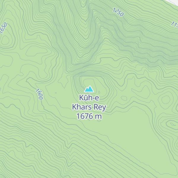 Map of Kūh-e Khars Rey