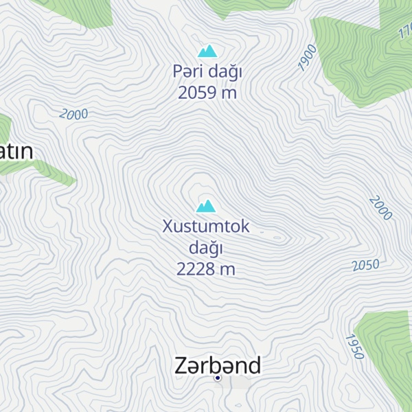 Map of Xustumtok dağı