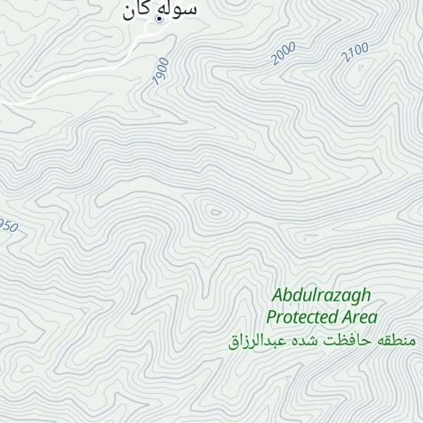 Map of Kūh-e Bazhan Vasar