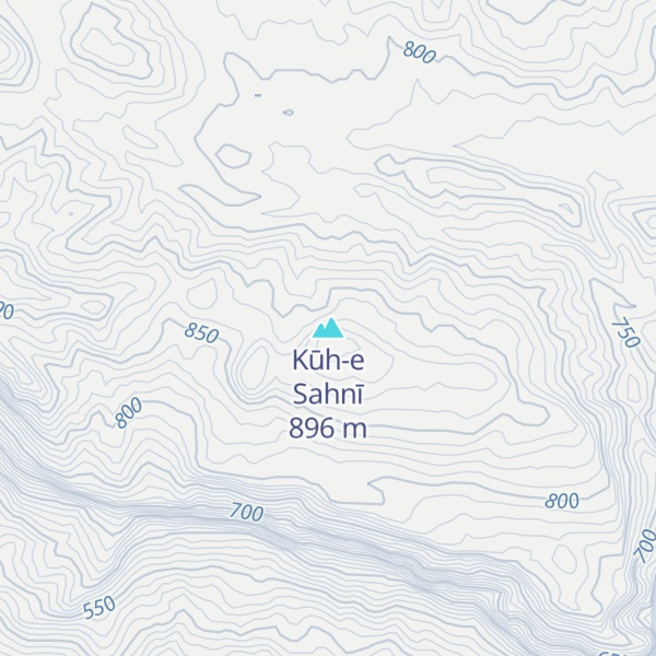 Map of Kūh-e Sahnī