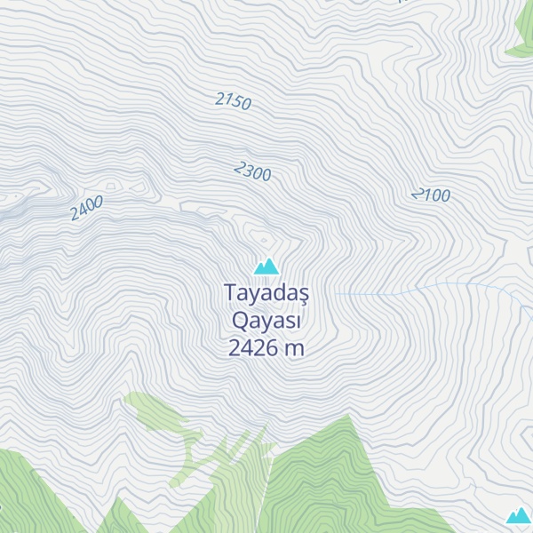 Map of Tayadaş Qayası