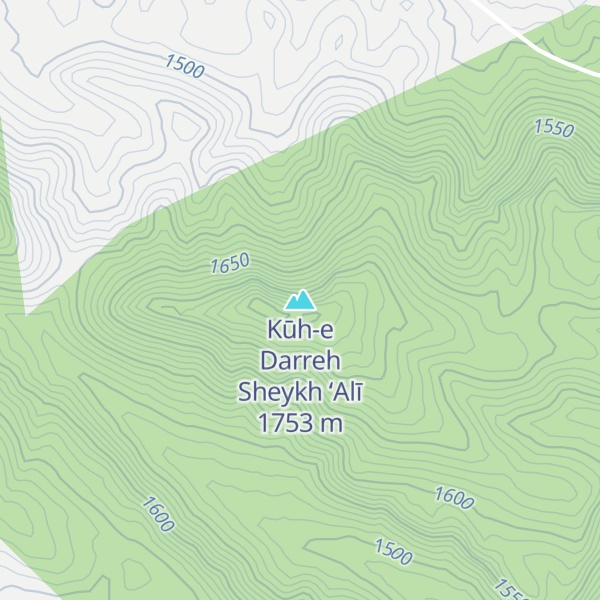 Map of Kūh-e Darreh Sheykh ‘Alī