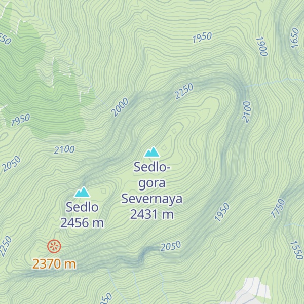 Map of Sedlo-gora Severnaya