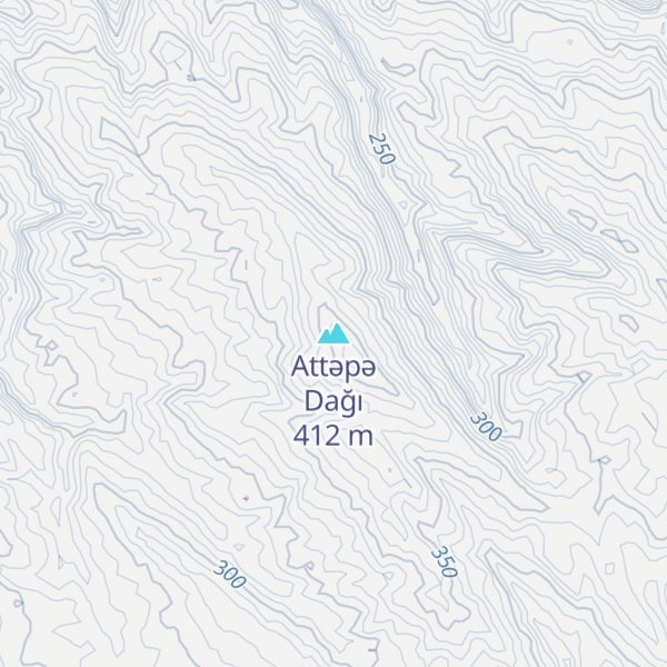 Map of Attəpə Dağı