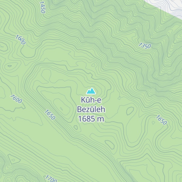 Map of Kūh-e Bezūleh