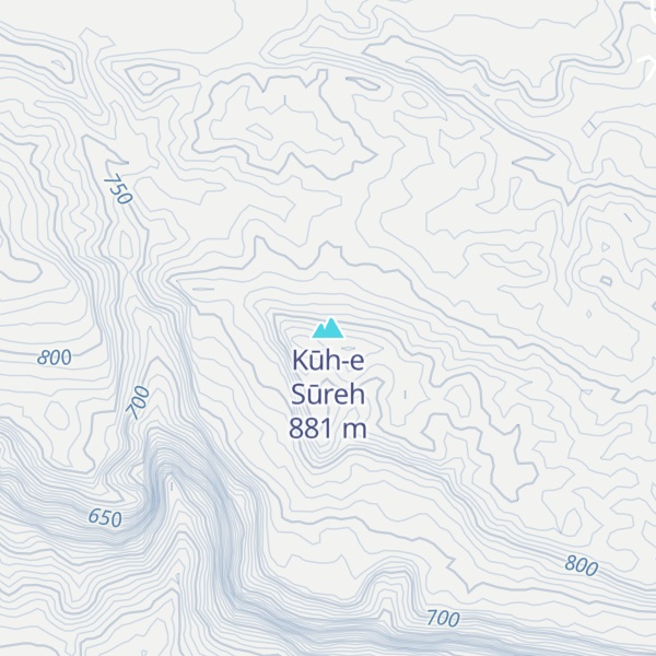 Map of Kūh-e Sūreh