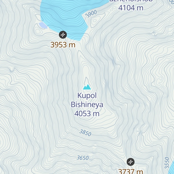 Map of Kupol Bishineya