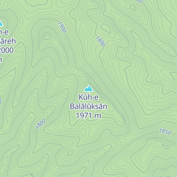 Map of Kūh-e Balālūksān