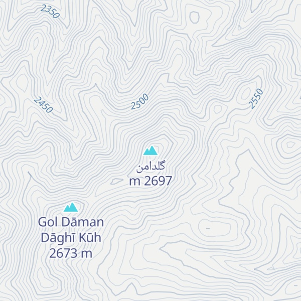 Map of گلدامن