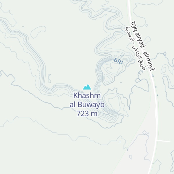 Map of Khashm al Buwayb