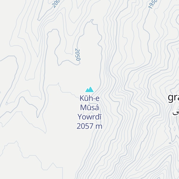 Map of Kūh-e Mūsá Yowrdī