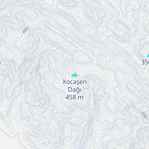 Map of Xocaşen Dağı