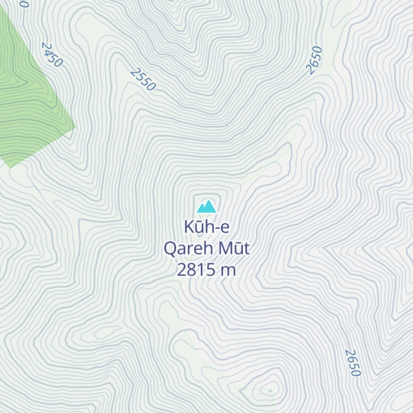 Map of Kūh-e Qareh Mūt