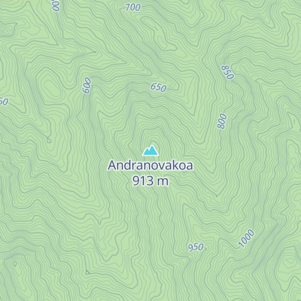 Map of Andranovakoa