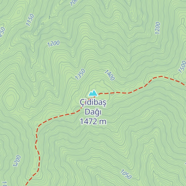 Map of Çidibaş Dağı