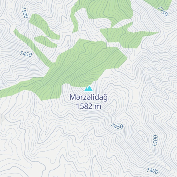 Map of Mərzəlidağ