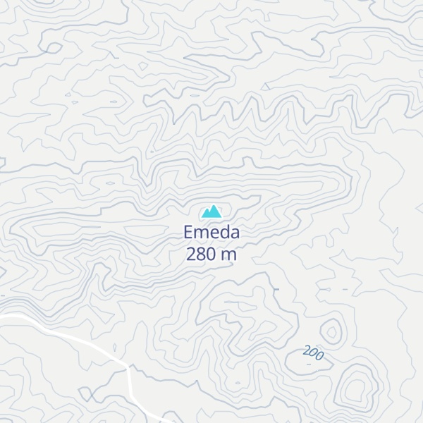 Map of Emeda