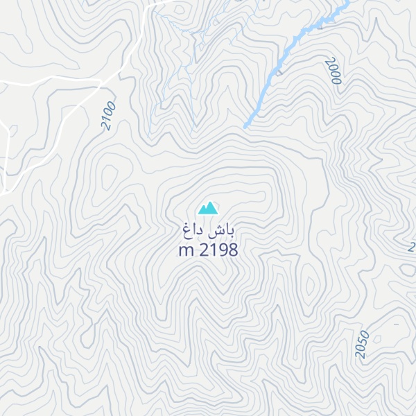 Map of باش داغ