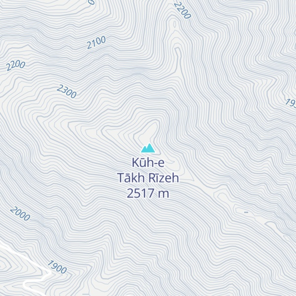 Map of Kūh-e Tākh Rīzeh