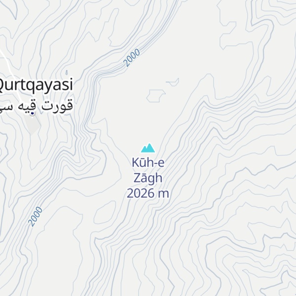 Map of Kūh-e Zāgh
