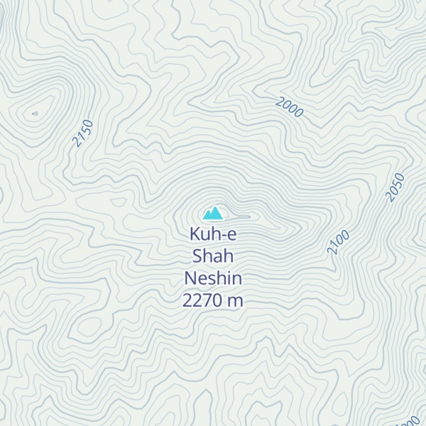 Map of Kuh-e Shah Neshin
