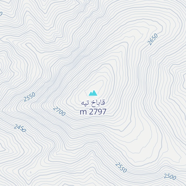 Map of قاباخ تپه
