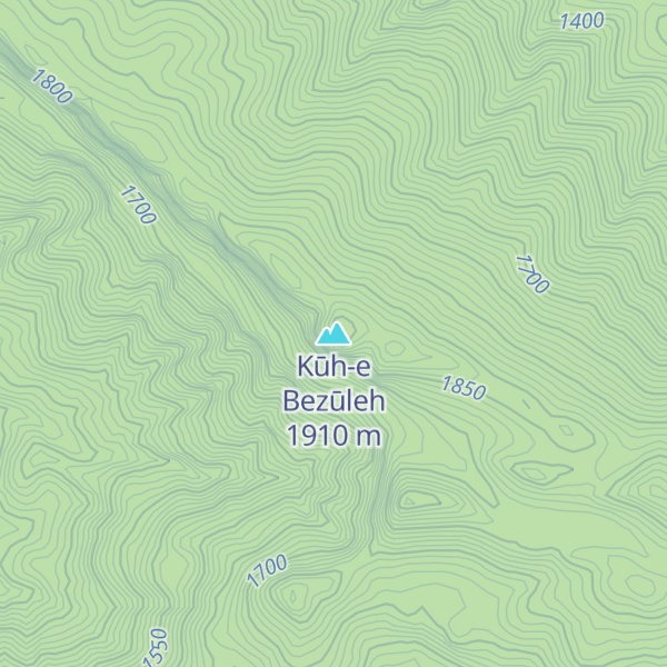 Map of Kūh-e Bezūleh