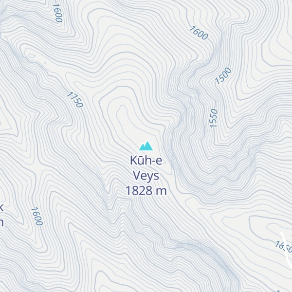 Map of Kūh-e Veys