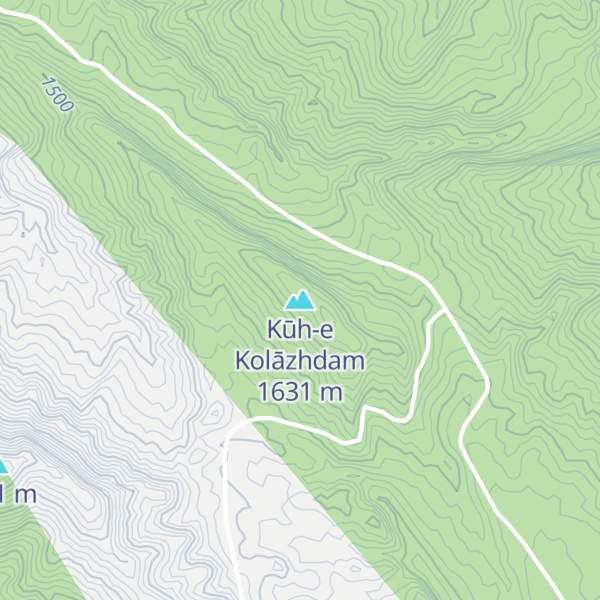 Map of Kūh-e Kolāzhdam