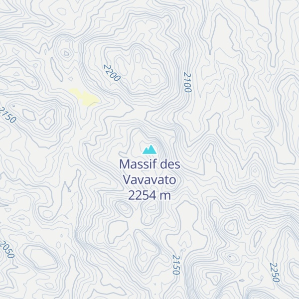 Map of Massif des Vavavato