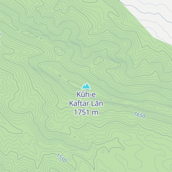 Map of Kūh-e Kaftar Lān