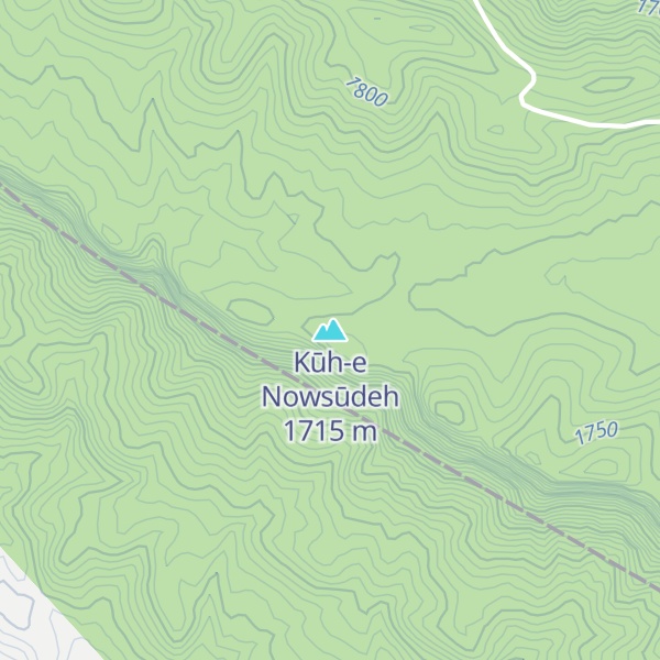 Map of Kūh-e Nowsūdeh